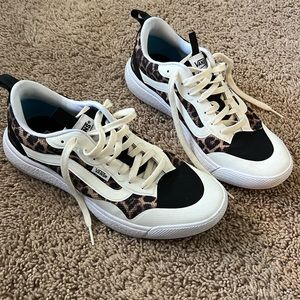 Ultra range women’s vans size 9 leopard - custom